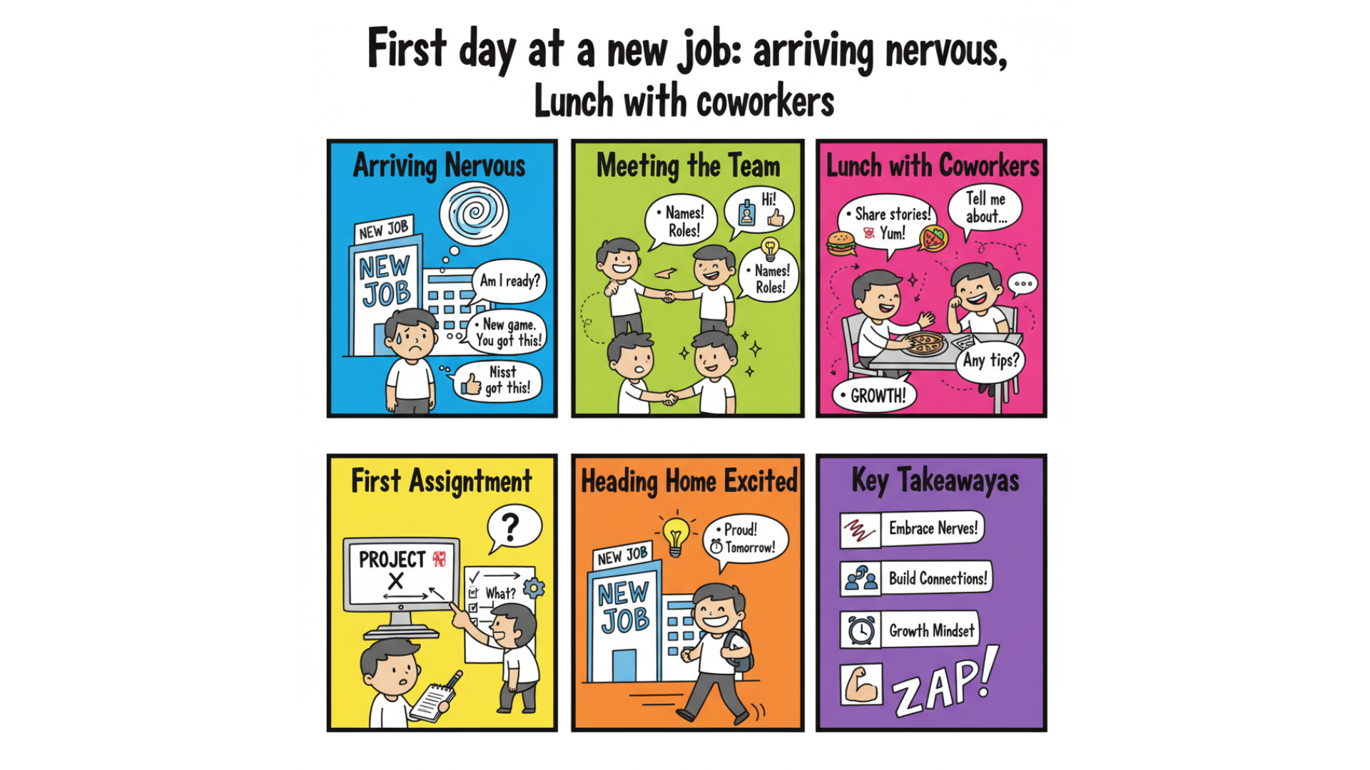 Comic Strip Style - Linear Layout (Required)